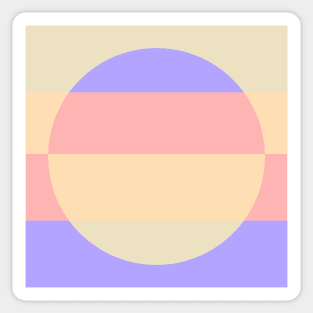 Pastel sun pattern Sticker